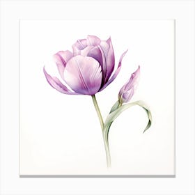 Lilac Whispers: Ethereal Blooms Canvas Print