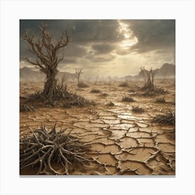 Arid Landscape 8 Canvas Print