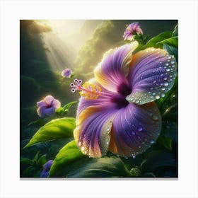 Hibiscus Flower 2 Canvas Print