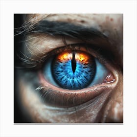 Eye Of The Wolf Canvas Print