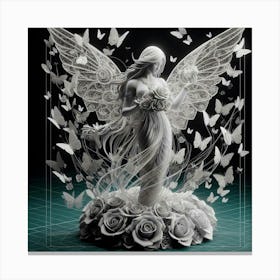 Angel With Wings 4 Canvas Print