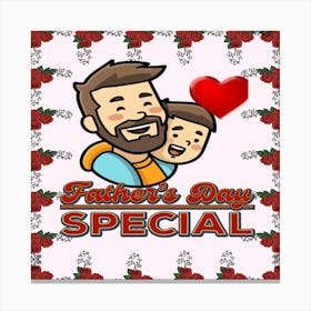 Father'S Day Special Canvas Print