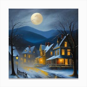 Winter In Sleepy Hollow Canvas Print