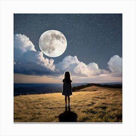 Full Moon Canvas Print