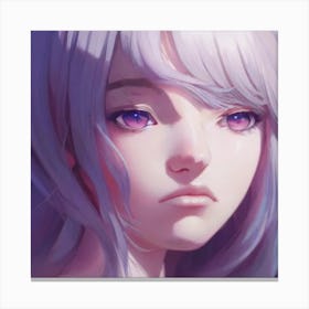 Anime Girl Hyper-Realistic Anime Portraits 2 Canvas Print
