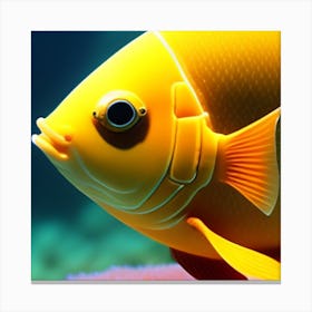 Yellow Fish Canvas Print