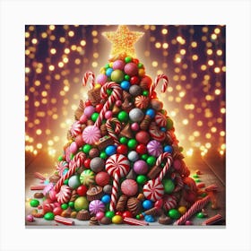 Candy tree 2 Canvas Print