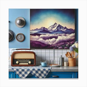 Mountains In The Sky Canvas Print