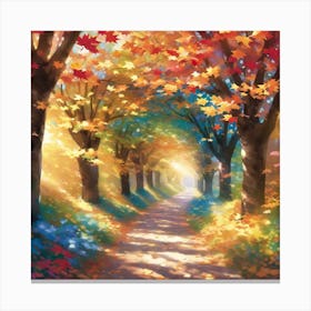 Autumn Path 2 Canvas Print