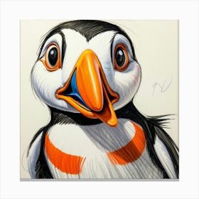 Puffin 18 Canvas Print