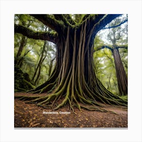 Ancient tree Canvas Print