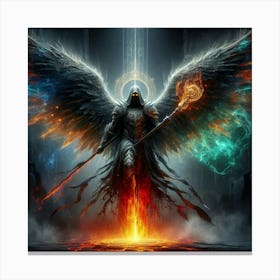 Angel Of Fire 1 Canvas Print