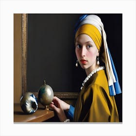 Girl With Pearl Earring 1 Canvas Print