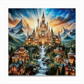 Cinderella Castle 7 Canvas Print