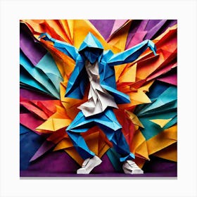 Origami Dancer 100 Canvas Print