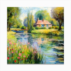 Riverside Rhapsody Canvas Print