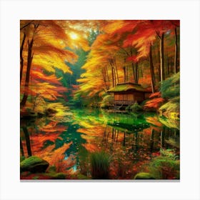 Autumn In Japan Canvas Print