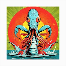 Squid 3 Canvas Print