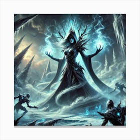 Queen Sorath Elemental Power 1 Canvas Print