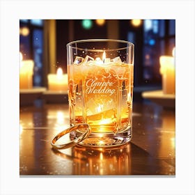 Glass Of Whiskey 1 Canvas Print