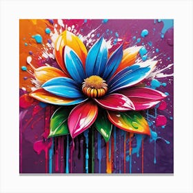 Colorful Flower 3 Canvas Print