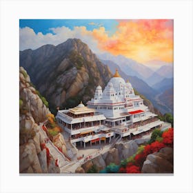 Ganesha Temple Canvas Print