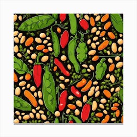 Legumes As A Logo (86) Canvas Print