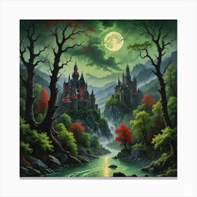 Harry Potter Castle 1 Canvas Print