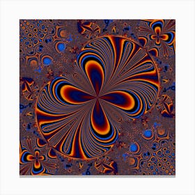 Abstract Fractal Background Pattern Canvas Print