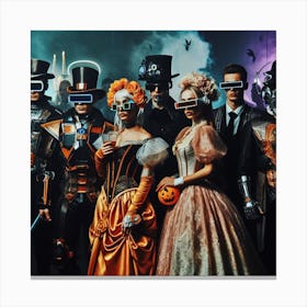 Halloween Costume Party 2 Canvas Print