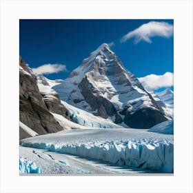 Chilean Glacier Canvas Print