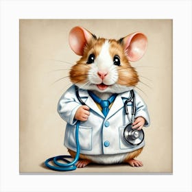 Doctor Mouse 3 Canvas Print