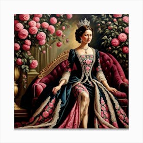 Queen Of Roses 3 Canvas Print