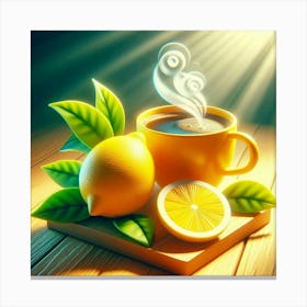 Coffee And Lemons 2 Canvas Print