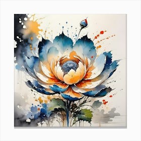 Lotus Flower 1 Canvas Print