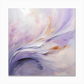 Luminous Lilac Whirlwind Canvas Print