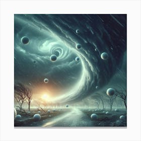 Storm In The Sky Canvas Print