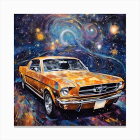 Ford Mustang Galaxy Canvas Print