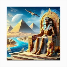 Egyptian King 1 Canvas Print