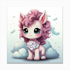 Cute Little Lamb Canvas Print