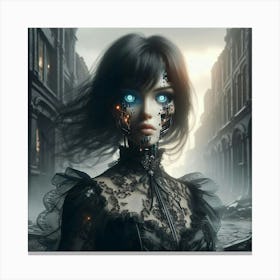 Robot Girl 14 Canvas Print