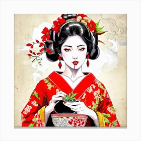 Geisha 14 Canvas Print