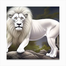 Beautiful Lion Canvas Print