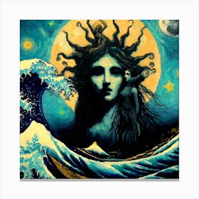 Wave Of The Gods Canvas Print