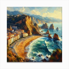 Seascape Painting Canvas Print