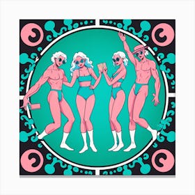 Sexy Girls 5 Canvas Print