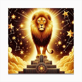 Lion Of The Gods 1 Canvas Print