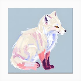 Arctic Fox 03 1 Canvas Print