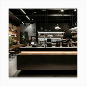 Starbucks Coffee Shop Canvas Print