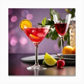 Cocktail 13 Canvas Print